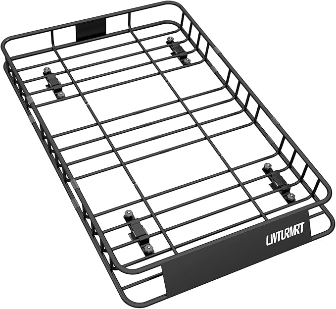 LWTURMRT 54" x 36" Roof Rack Cargo Basket, 300LBS Universal Rooftop Cargo Carrier