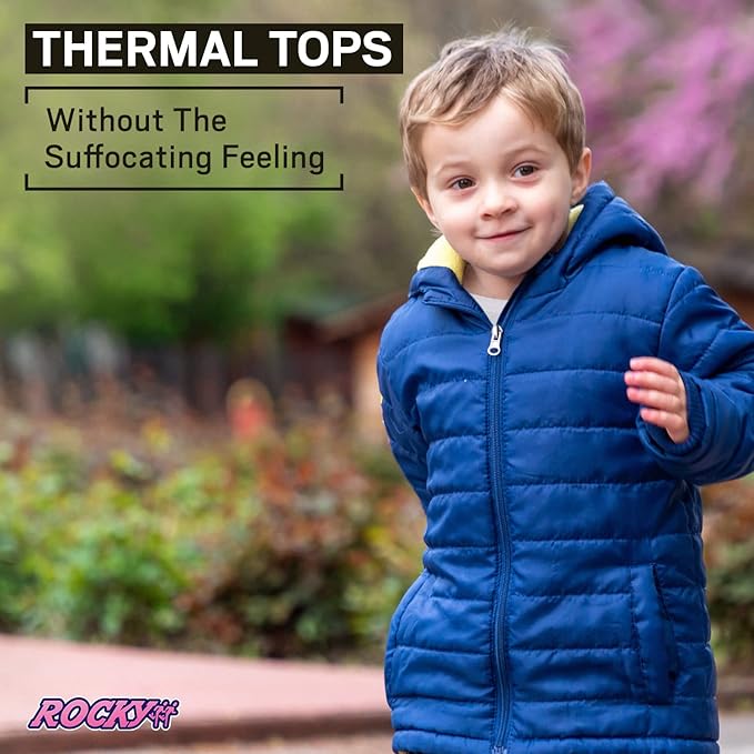 Rocky Thermal Underwear for Kids, Boys Thermals, Long Johns Underwear, Base Layer for Cold Weather/Skiing