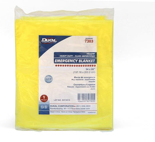 Medique Products 87801 Disposable Emergency Blanket, 54-Inch X 80-Inch