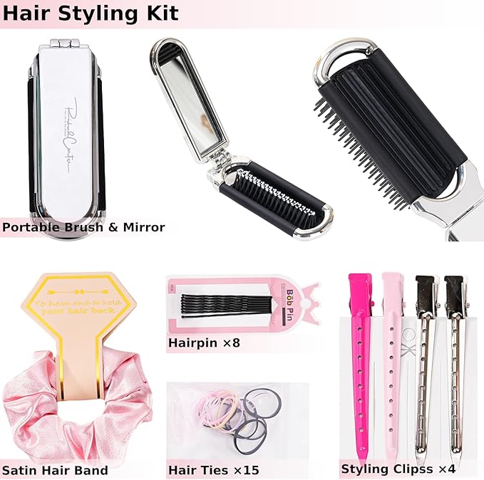 Wedding Day Emergency Kit for Bride, 39 Pc Essential Items for Brides Daily Use Women Wedding Gift, Travel Kit Personal Care Survival Set with Bride Makeup Bag - Wedding Emergency Kit Supplies