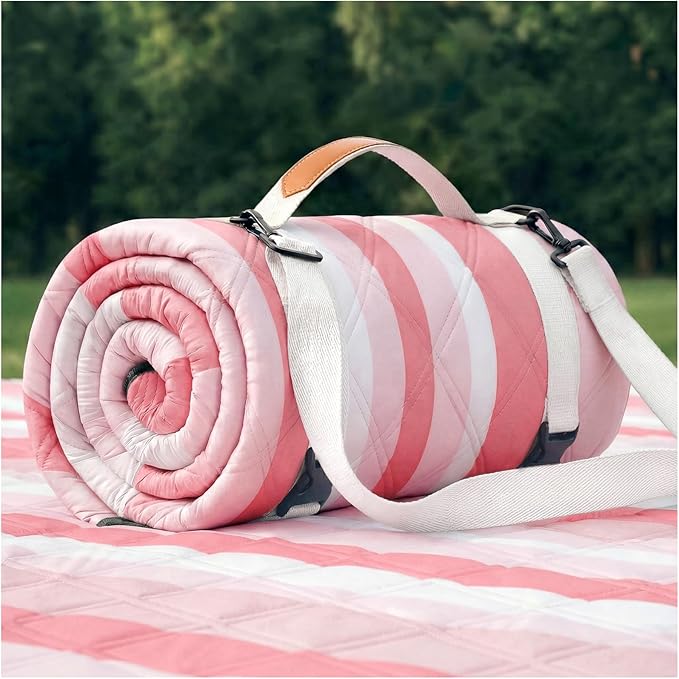 Waterproof Picnic Blanket Outdoor Girlfriend Gf Gifts for Women Sweetest Day Boyfriend 1 One Year Anniversary Meaningful Cute Romantic Xmas First Valentines Men Him Bf