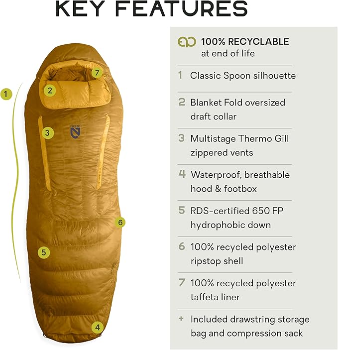 NEMO Equipment Disco Men's & Women's Endless Promise Down Sleeping Bag