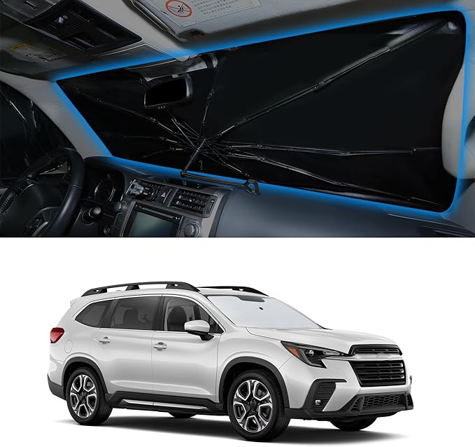 Windshield Sun Shade Umbrella Accessories Compatible with 2019 2020 2021-2026 Ascent for Foldable Sunshade Sun Visor Blocks UV