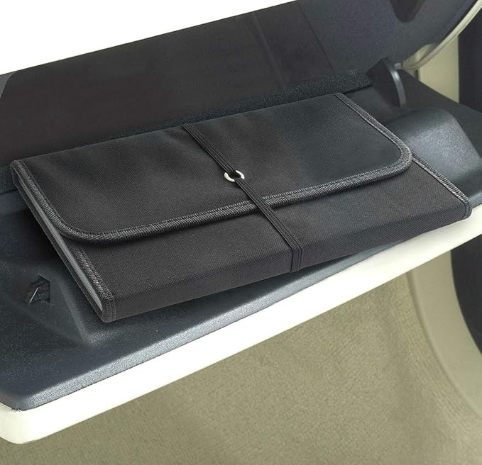 High Road Glove Box Organizer - Insurance and Registration Holder for Car Documents and Paperwork - Expandable Front Seat Organizer with Card Pockets