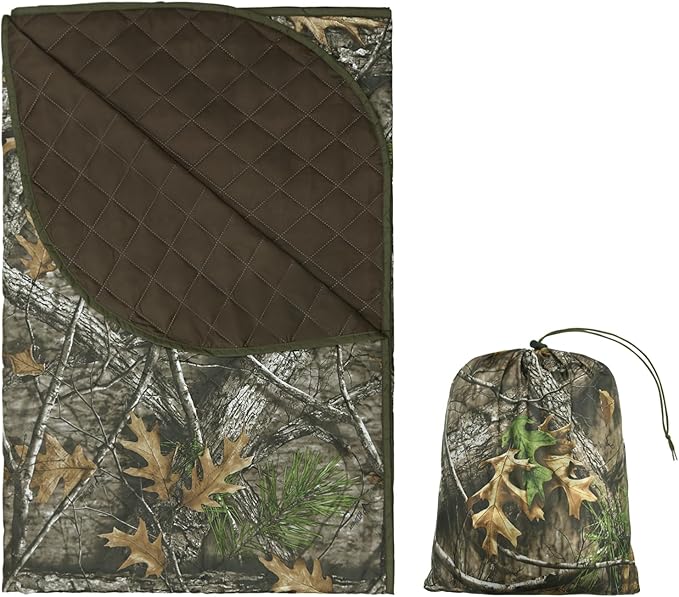 LOOGU Camo Blanket Waterproof Insulation Poncho Liner for Outdoor Camping, Hiking, Hunting, Survival, Backpacking, Picnicking