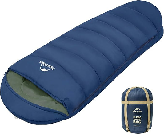 Naturehike Sleeping Bags for Adults, 10℉ 30℉ Mummy Backpacking Sleeping Bag, 0 Degree Lightweight Sleeping Bag Warm for Camping, Hiking