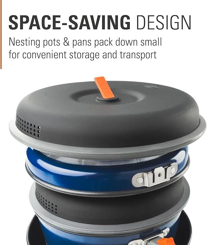 GSI Outdoors Bugaboo Base Camper, High-Efficiency Cookset – Ceramic Non-Stick Coated