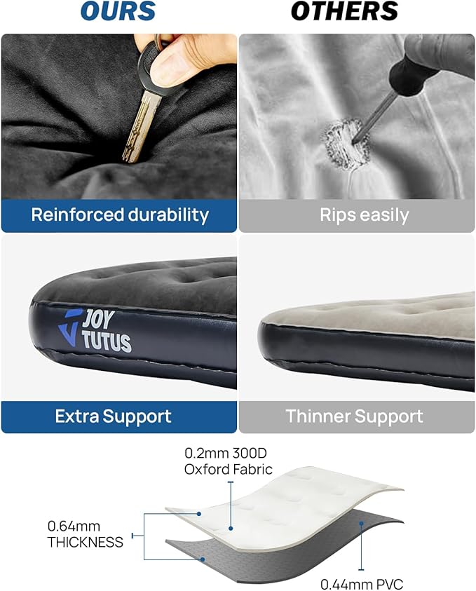 JOYTUTUS SUV Air Mattress Camping Bed