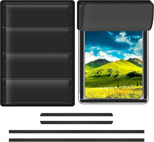 RV Door Window Shade Cover 25" (L) x 16" (W), Foldable Hook&Loop Design, RV Blackout Window Cover with UV Protection, Waterproof Fabric, Reflective (1 Pack (25" L x 16" W))