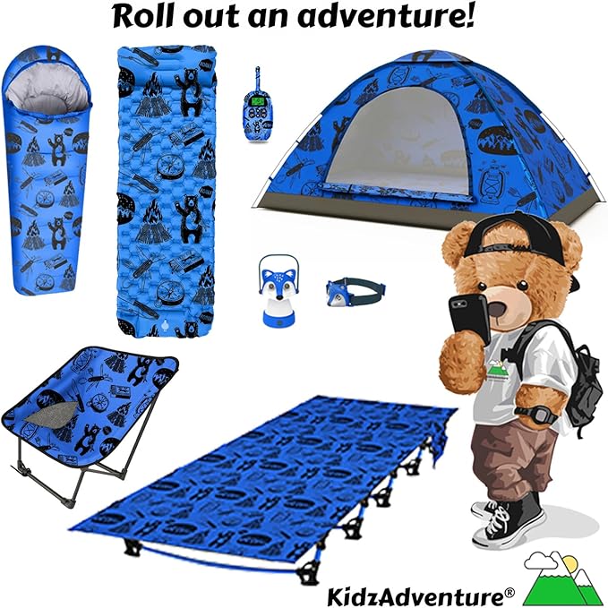 Youth and Kids Camping Chair | Ultra Lightweight, Foldable and Heavy Duty | Ideal Indoor/Outdoor Kid Chair for Camping, Beach, Sports and Lawn