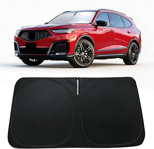 Windshield Sun Shade for Acura MDX 2021-2026, Car Front Window Sunshade with 240T Sun Visor Protector Blocks UV Rays Heat Sun Shield Accessories
