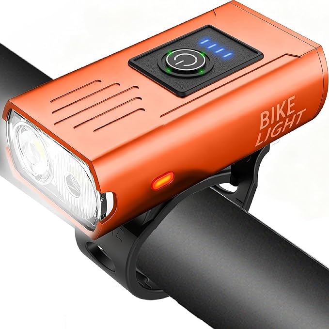 Victoper Bike Light, High Lumens Super Bright Bicycle Lite, 6+4 Modes USB Rechargeable Bike Headlight & Taillight Set, Waterproof Safety Bike Front & Rearlight for Road, Mountain, Night Riding