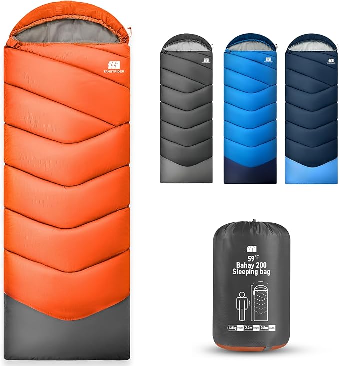 Sleeping Bags for Adults Cold Weather & Warm,Backpacking Camping Sleeping Bag for Tall Girls Boys,Lightweight,Compact,Waterproof Camping Gear for Traveling,Hiking,Hotel,Outdoor & Indoor