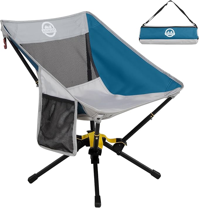 ADSMART Portable Camping Chair Lightweight Folding Chair for Camping - Outdoor Chair Supports 300 Lbs - Camp Chair Outdoor Adventures
