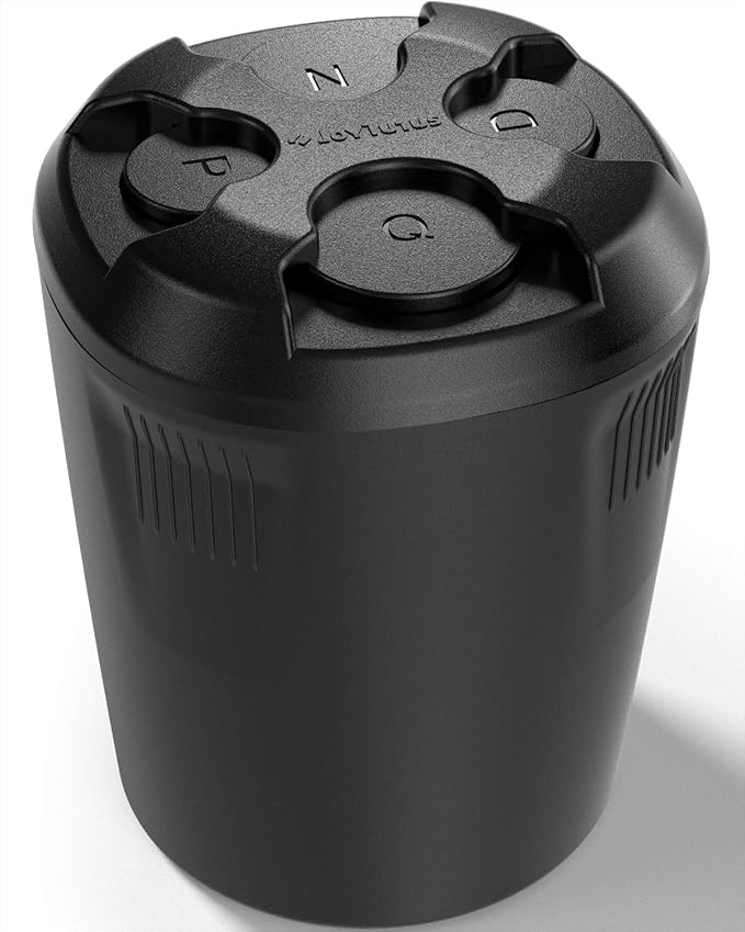 JOYTUTUS Universal High Capacity Car Coin Holder for Cup, Change Holder Compatible with Most Trucks Accessories, Sort Penny, Quarter, Dime, Nickels (Black)