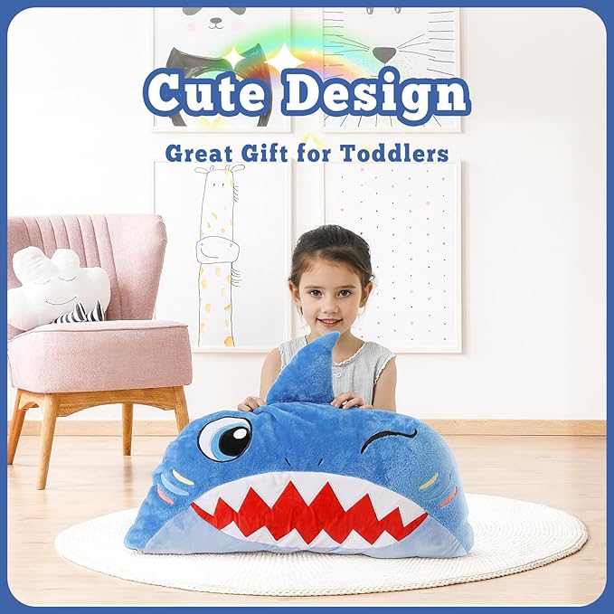 Kids Sleeping Bag, Plush Toddler Slumber Bag 2-in-1 Pillow, Soft Sleeping Bag, Nap Mats for Preschool,Daycare,Travel,Gift, Ages 3-12