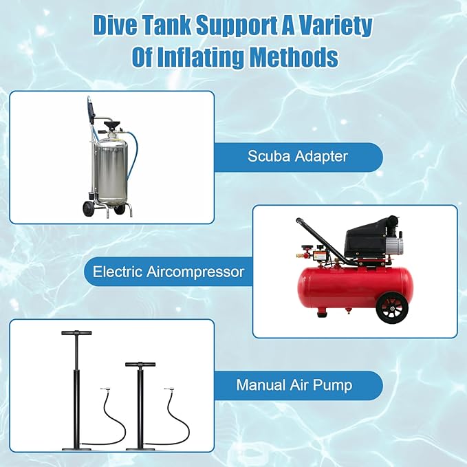 Mini Scuba Tank, 0.5L/1L Mini Diving Tank 5-10/15-20 Minutes Underwater Breath Device Portable Diving Oxygen Tank Kit, Portable Lung Tank for Emergency Rescue Underwater Exploration