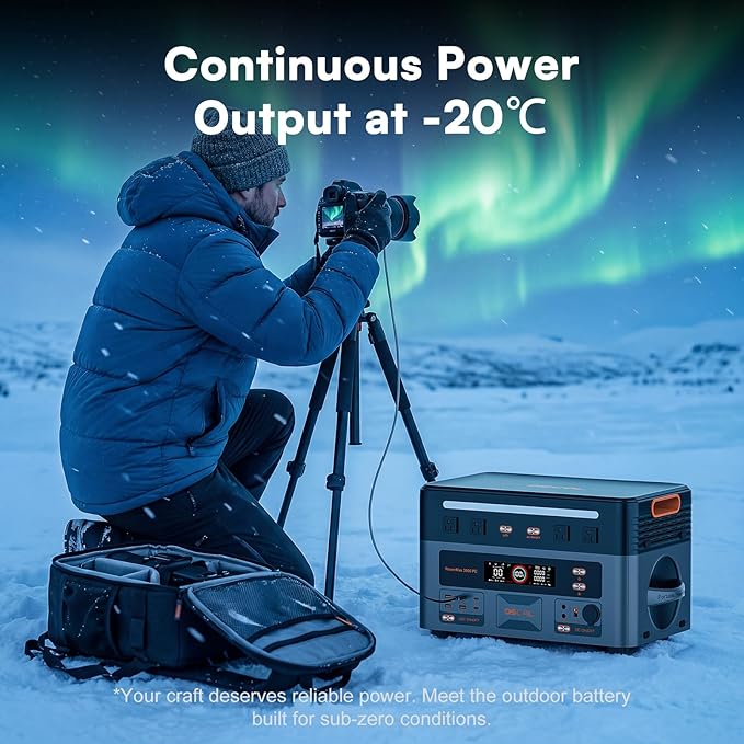 OSCAL 3600W Portable Power Station PowerMax 3600 PE with 4x200W Solar Panel, 2016Wh Solar Generator, 1500W AC Charging, LiFePO4 Battery Power Station for Home Use, Camping, RV, Emergency