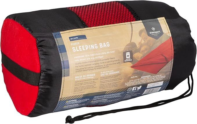 Stansport Sleeping-Bags Stansport Fleece Sleeping Bag