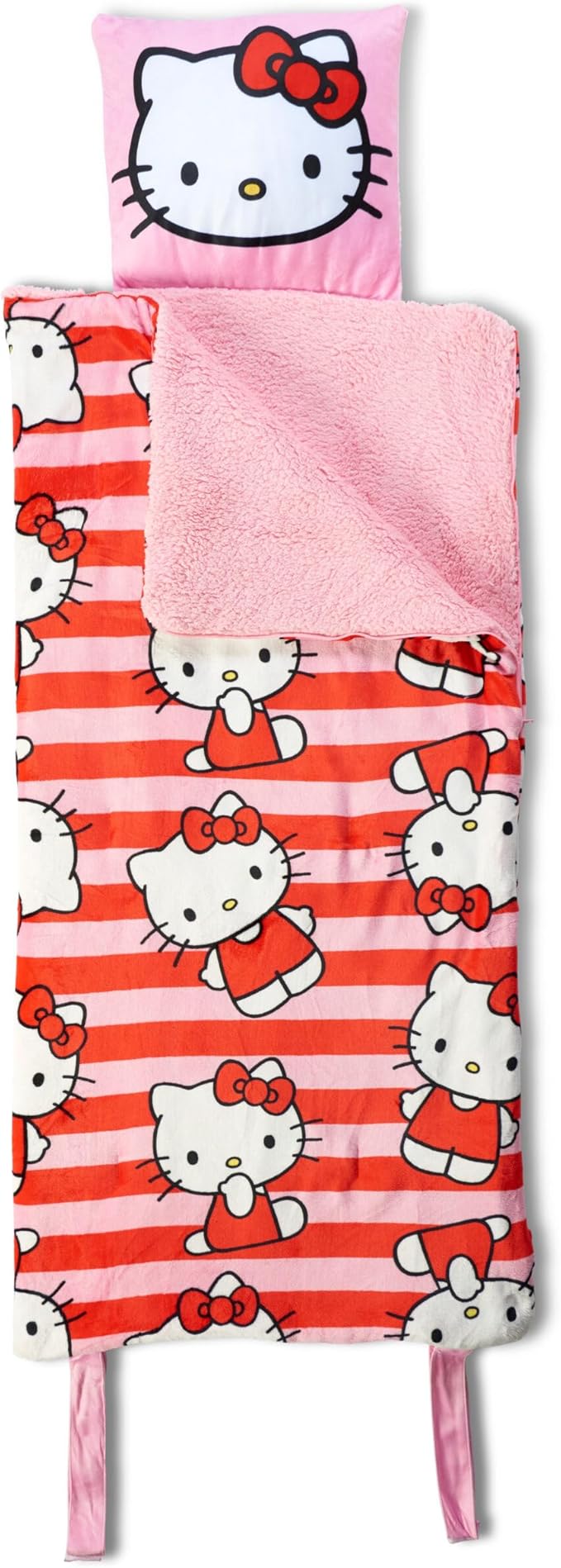 Silk Touch Sherpa Slumber Bag for Boys and Girls, Sleeping Bag with Zipper, 27 x 56 inches