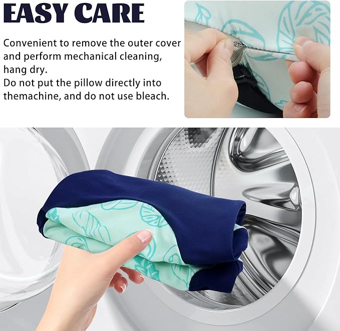 rytopt Knee Pillow for Side Sleepers, Camping Pillow, Leg Pillow, Small Memory Foam Pillow Travel, Comfortable Leg Pillow for Side Sleeping, Compatible for Camping