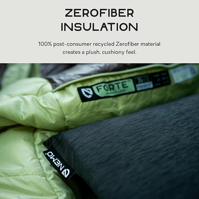 Nemo Equipment Fillo Elite Ultralight Backpacking Pillow - Blue Horizon/Citron - One Size