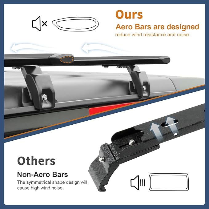 Wonderdriver Heavy Duty 330lb Roof Rack Cross Bars Compatible with Jeep Wrangler JK JL Gladiator JT 2007-2026, 2 & 4 Door Aluminum Crossbars Rooftop Cargo Bag Kayak Bike Carrier