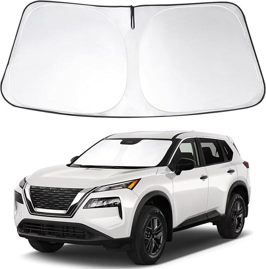 Windshield Sun Shade Custom Fit 2021 2022 2023 2024 2025 2026 Ni-ssan Rogue 3rd Gen.Accessories (Not for Rogue Sport) Foldable Window Sunshade Shield Protector