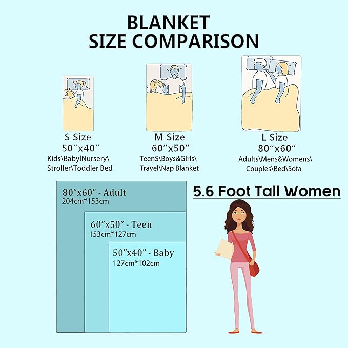 Sun and Moon Fleece Blanket - Lightweight Soft Cozy Gifts Throw for Fantasy Lovers,Women,Men,Celestial Cosmic Star Blankets,Home Room Modern Artistic Decor 50x60in