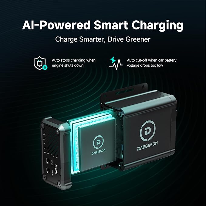 DABBSSON 3000L Solar Generator with Charger S, 3072Wh Semi-Solid LiFePO4, 560W Alternator Charger, 3000W AC Output 6,TT-30 for RV,P-Boost 3600W, Compact, 1.3X Runtime,0-80% 1.5H,for Camping/Home