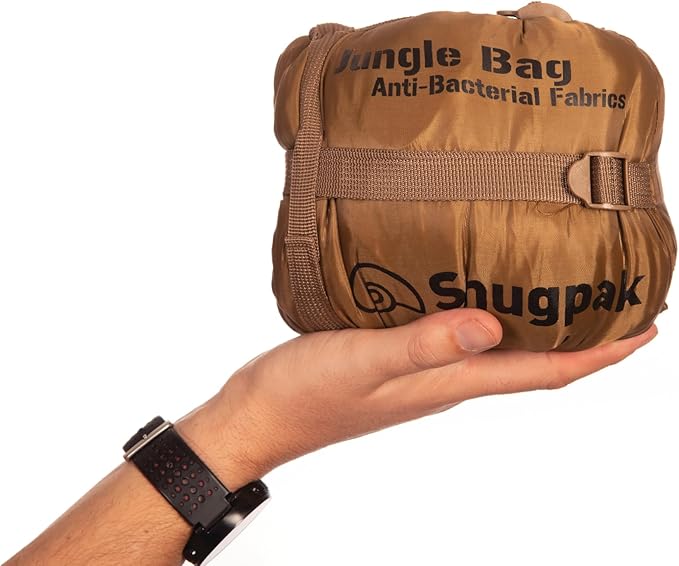 Snugpak Jungle Bag Lightweight Sleeping Bag with Left or Right Side Zip, Compact Travel and Camping Bag