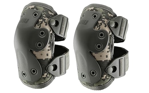 HWI Gear Next Generation Knee Pad for Protection: Combat, Mechanics, Construction, Hunting, Landscaping, Outdoor Survival, Heavy Duty Industrial Grade, Adjustable