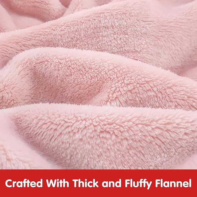 Waitu Wearable Blanket for Kids, Wearable Blanket Hoodie for Teens Girls Boys, Warm Blanket Sweatshirt Gift for Teenage, Hoodie Blanket with Sleeves and Giant Pocket - Pink