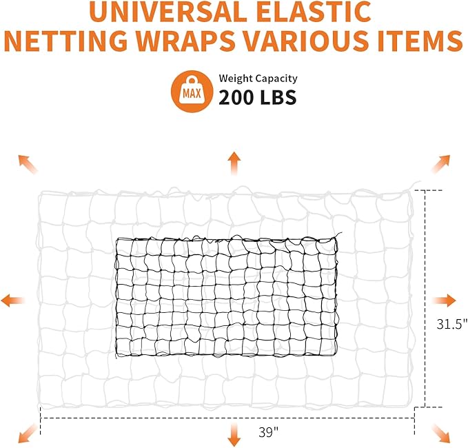 GarveeLife 46’’x36’’ Roof Rack Basket,Heavy Duty Universal Car & Truck Cargo Carrier with Net, Luggage Holder with Extension for Universal,200 LB Capacity