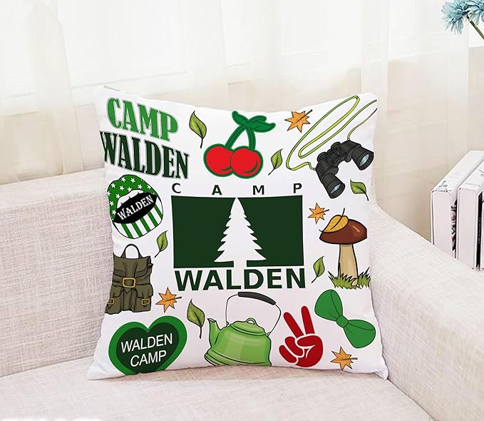 Gilbins Camp Bunk Kids Autograph Pillows A Great Gift for Boys Or Girls (Camp Walden USA)
