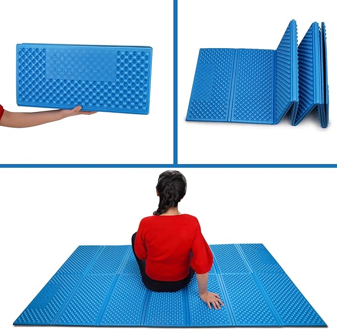 AceCamp Portable Foam Sleeping Pad, Full Length Accordion Sleeping Mat for Camping & Hiking, Lightweight, Soft & Compact Cushion for Sleeping Bag, Comfort, Tent, Rocky Terrain