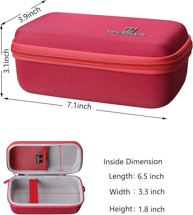 Tourmate Water Filter for Sawyer Products Mini Water Filtration System, Protective Carrying for Drinking Straw, Squeeze Pouch and Other Accessories (Red)