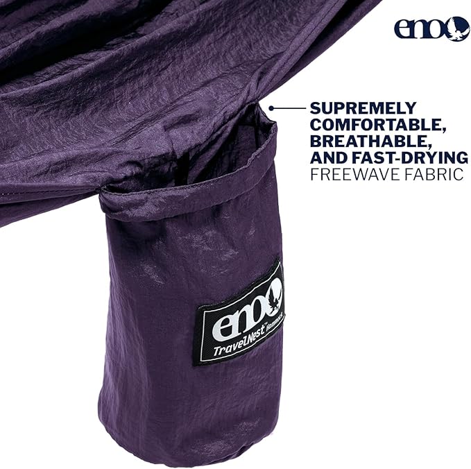 ENO Eagle's Nest Outfitters - TravelNest Hammock + Straps Combo Plum