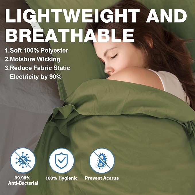 JAICOM Sleeping Bag Liner, Travel Sheets & Adult Sleep Sack, Ultralight and Portable Summer Sleeping Bag - Ideal for Backpacking, Hotels and Hostels, Business Trips, Camping