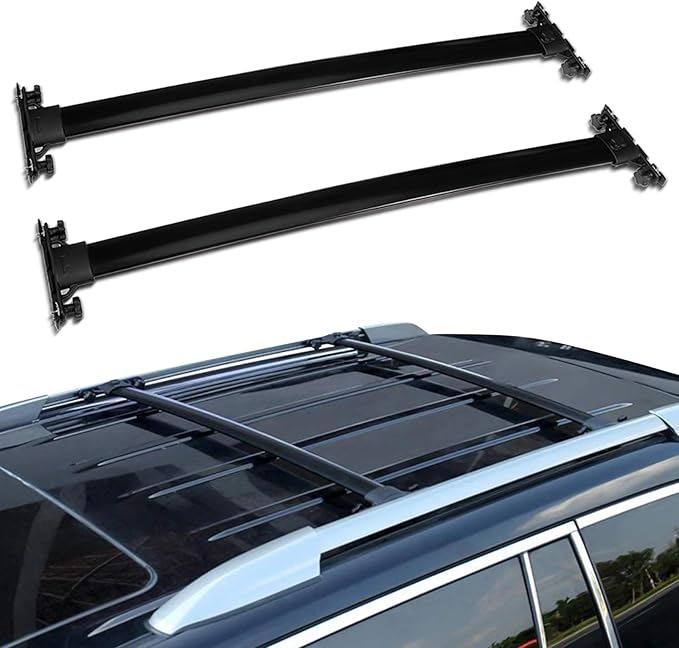 SCITOO 120 LBS Roof Rack Cross Bars Fit for Toyota 08-13 Highlander Black