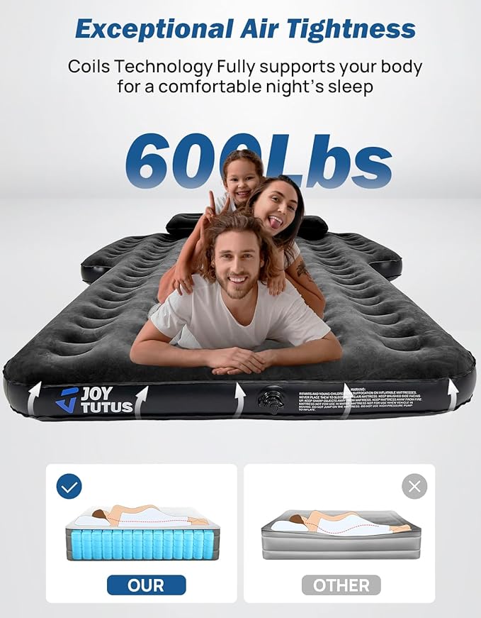 JOYTUTUS SUV Air Mattress Camping Bed