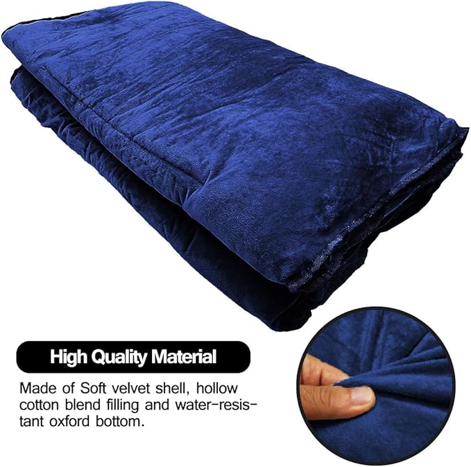 Sleeping Cot Pads (75" x 28") with Elastic Straps Portable for Outdoor & Hiking, Cotton Soft Thick Camping Cot Pad, Non-Slip Camping Mattress Pad for Camp Cot/Rv Bunk/Narrow Twin Beds
