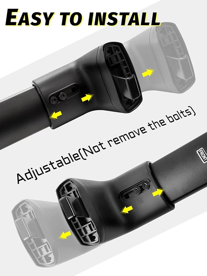 Roof Rack Cross Bars Compatible with Explorer 2020-2025 (Fit for Raised Side Rails) with Anti-Theft Lock, Black Matte Aluminum Anti-Corrosion Crossbars