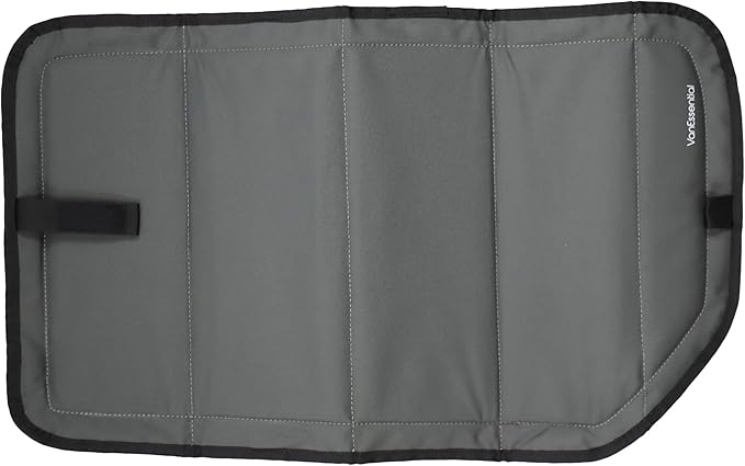 VanEssential Full Plastic Trim Rear Qtr LH (Driver Side) Window Cover Designed for Ford Transit Medium/High Roof 148 Long (Not Extended) Length Van Year 2015 to Current - Charcoal Gray