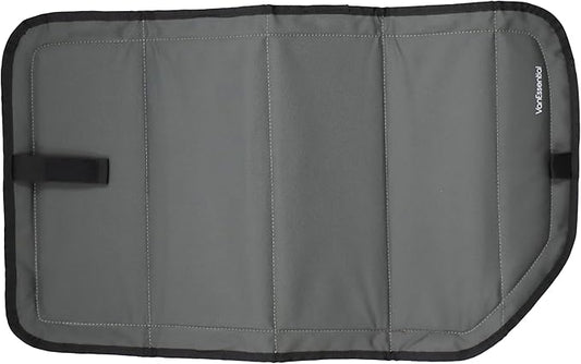 VanEssential Full Plastic Trim Rear Qtr LH (Driver Side) Window Cover Designed for Ford Transit Medium/High Roof 148 Long (Not Extended) Length Van Year 2015 to Current - Charcoal Gray