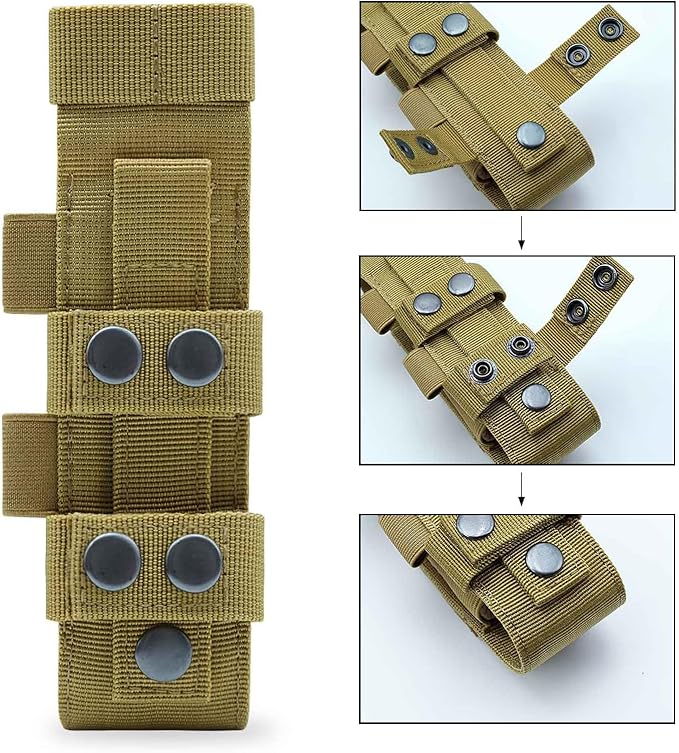 Upgrade 1000D Laser Cut Molle Tourniquet Holder, Heavy Duty Tactical Molle Tourniquet Pouch Holder