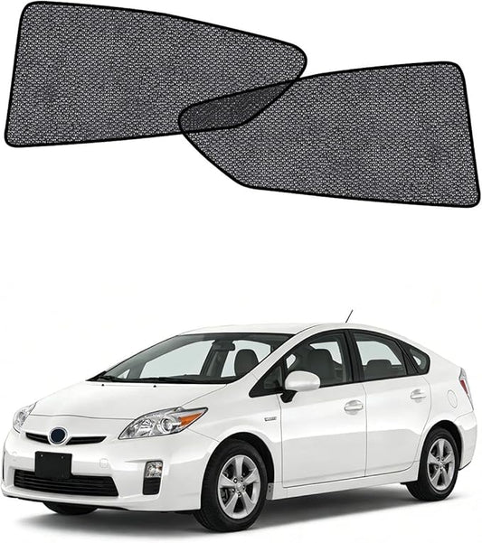 Car Window Shades for Toyota Prius Hatchback(2010-2015), 2-Pack Rear Window Sun Shades for Baby – Breathable Mesh, UV & Heat Blocker, Privacy Protection for Camping, Travel, Sleep & Nursing