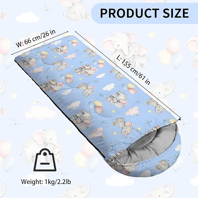 Camping Sleeping Bags, Lightweight Waterproof Sleeping Bag and Compact with Compression Sack for Outdoor