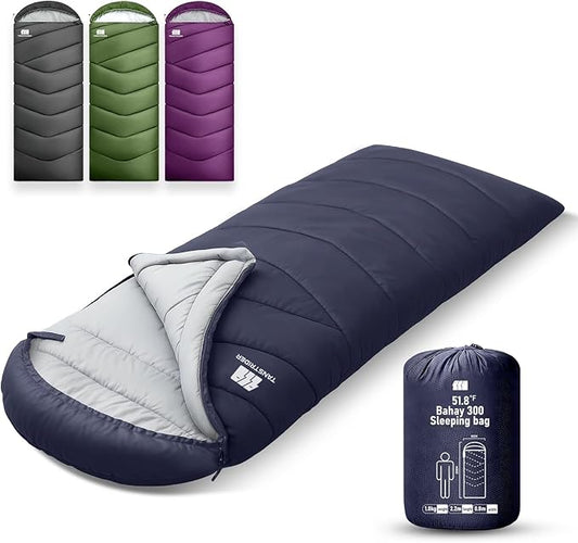 Sleeping Bags for Adults Cold Weather & Warm,Backpacking Camping Sleeping Bag for Tall Girls Boys,Lightweight,Compact,Waterproof Camping Gear for Traveling,Hiking,Hotel,Outdoor & Indoor