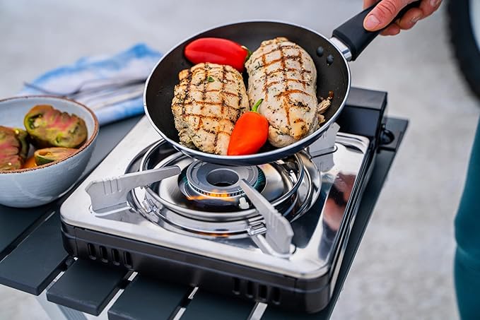Iwatani Cassette Feu Butane gas Camp Stove, one, Gray